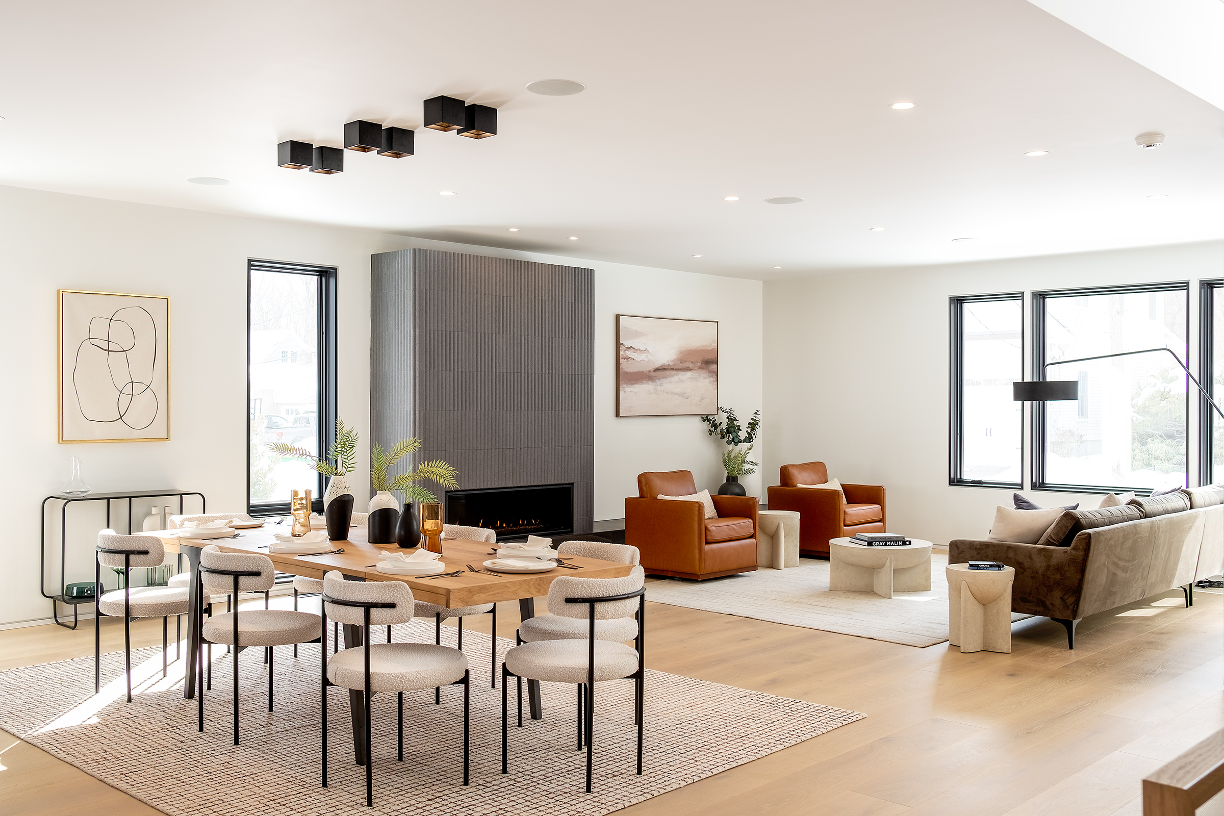 deerfield home staging project dining and seating